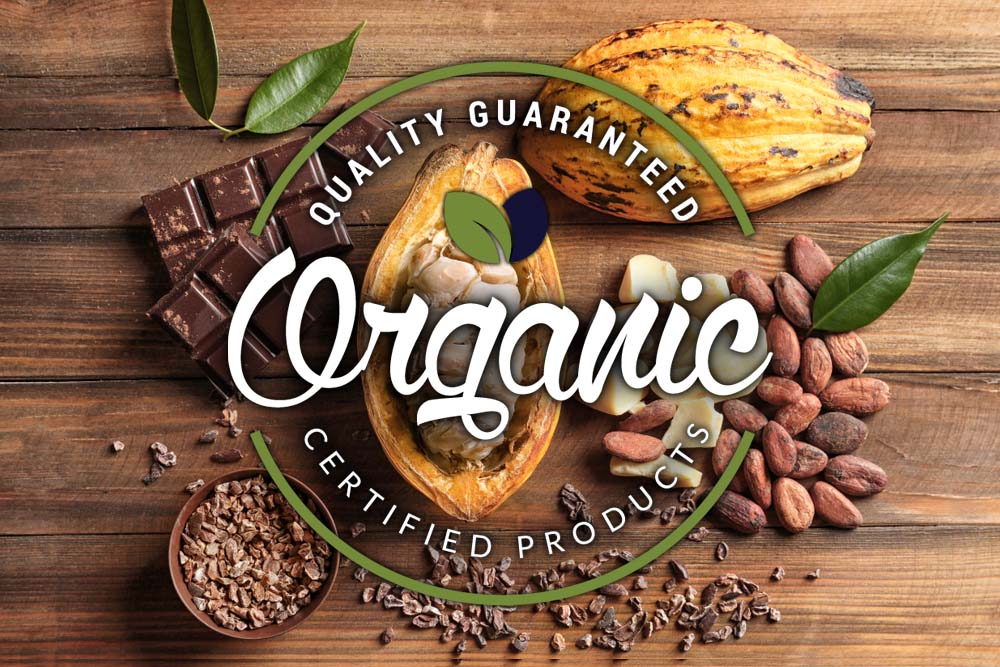 Organic Cocoa with Stamp